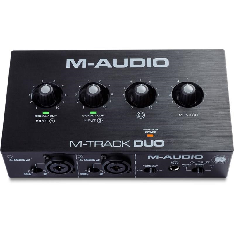 M-AUDIO 【創業50周年大決算SALE】 M-Track Duo 　【未開封アウトレット箱ダメージ新品特価】(USBオーディオインターフェース) (エムオーディオ)