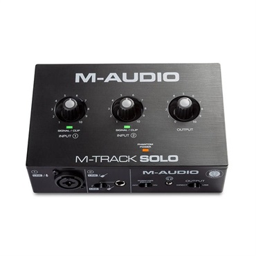M-AUDIO 【創業50周年大決算SALE】 M-Track Solo　【未開封アウトレット箱ダメージ新品特価】(USBオーディオインターフェース) (エムオーディオ)