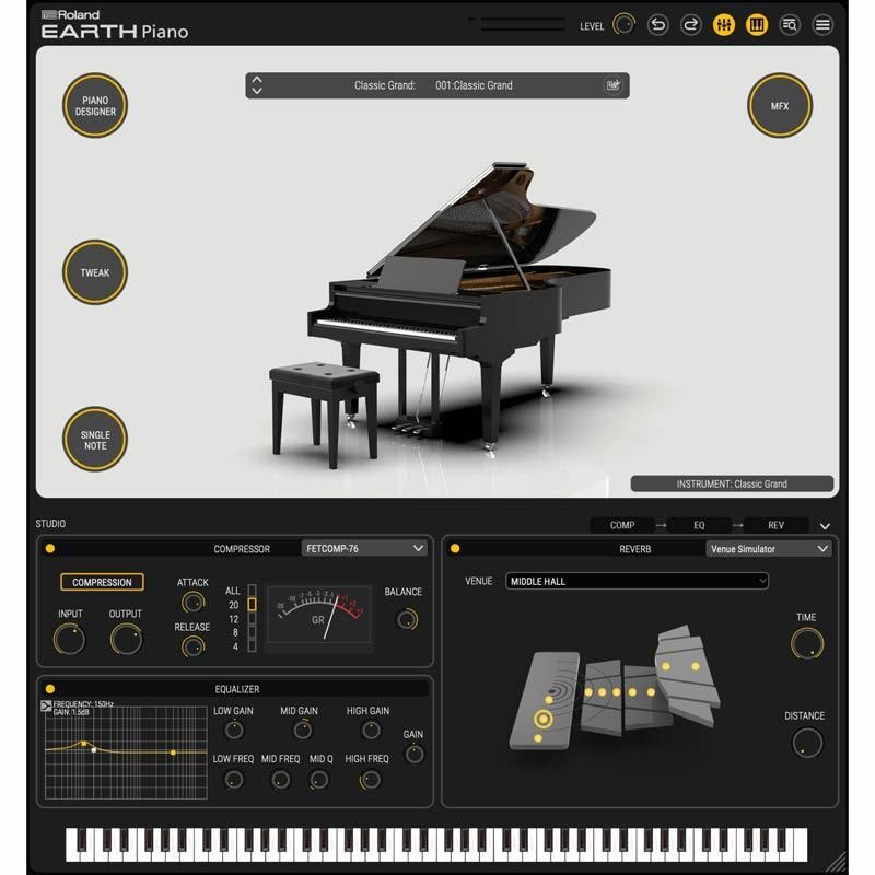 Roland EARTH Piano Software Synthesizer [Lifetime Key] (ローランド)(ソフトシンセ)(オンライン納品)