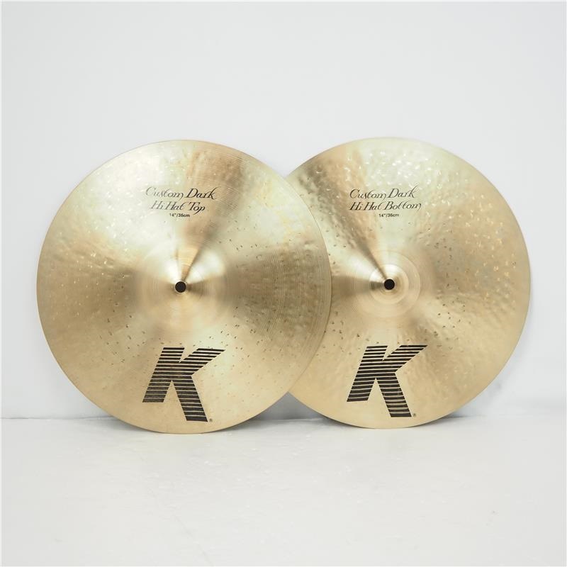 Zildjian USED 中古 K Custom Dark HiHat 14 pair [Top:1016g/Bottom:1168g]
