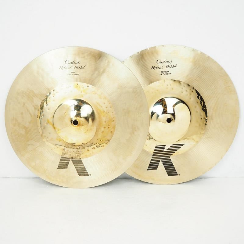 Zildjian USED 中古 K Custom Hybrid HiHat 14 1/4 pair [Top:1132g/Bottom:1276g]
