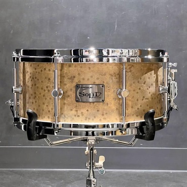 CANOPUS USED 中古品 SMB2-1465 [Patina Solid Brass Snare Drum 14×6.5]【クロームパーツ仕様】