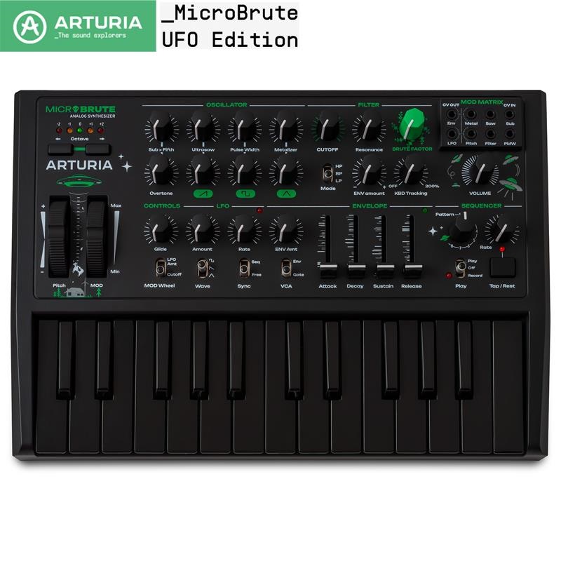 Arturia MICROBRUTE UFO アートリア (限定モデル・宇宙デザイン)　Limited-edition analog monosynth アナログシンセ