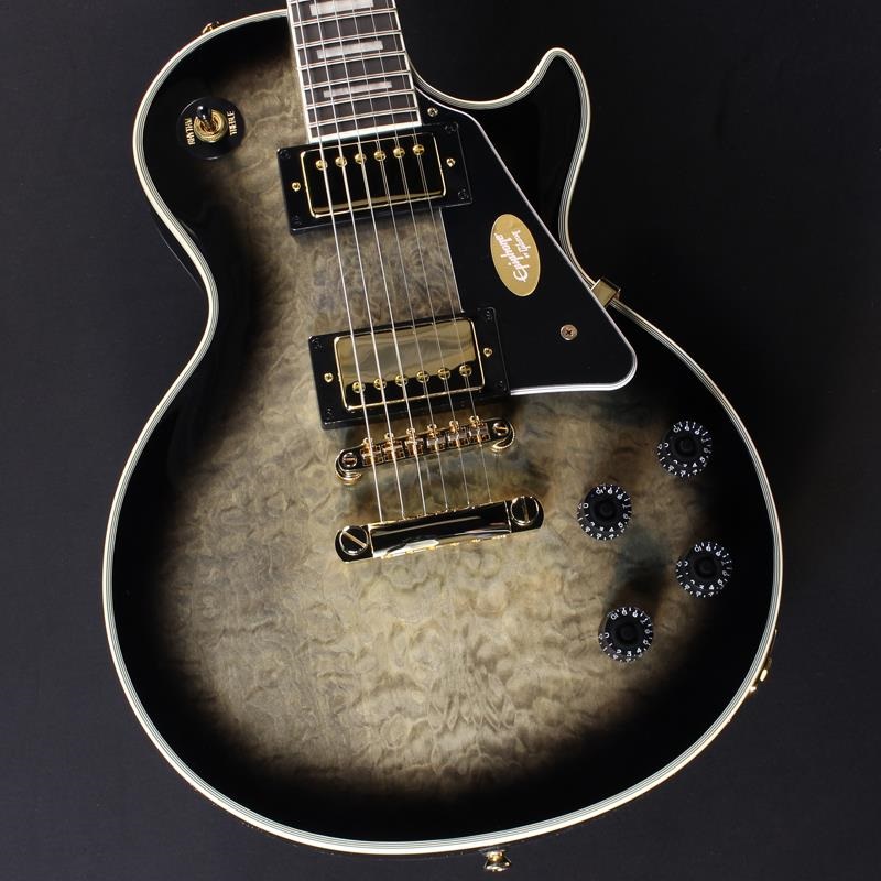 Epiphone Les Paul Custom Quilt (Cobra Burst) #25021528236【Epiphoneピックケースプレゼント】