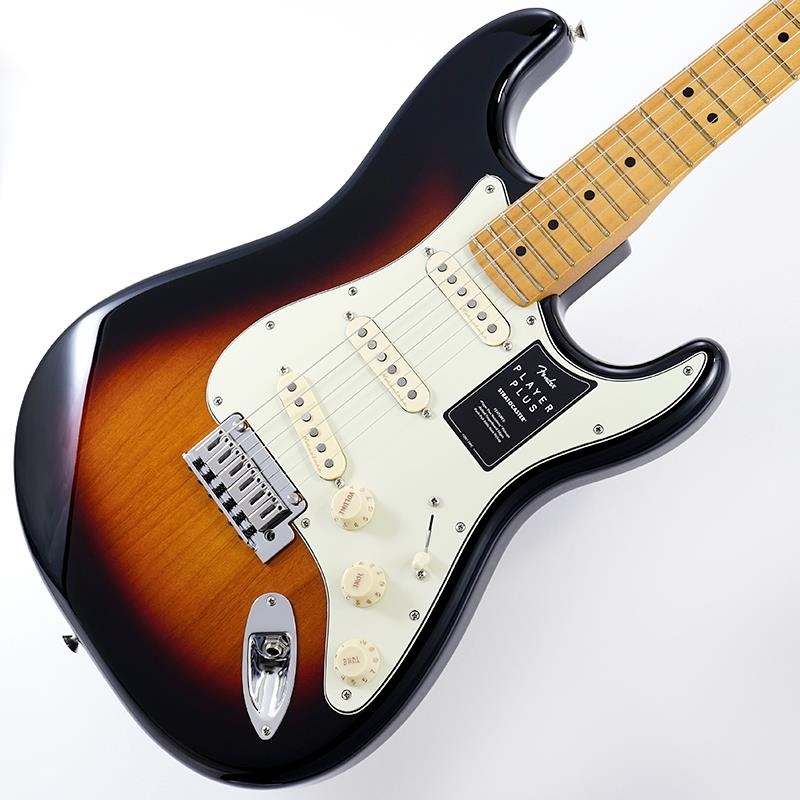 ギター Fender MEX Player Plus Stratocaster Fender MEX Player Plus Stratocaster (3-Color Sunburst/Maple) 【B級
