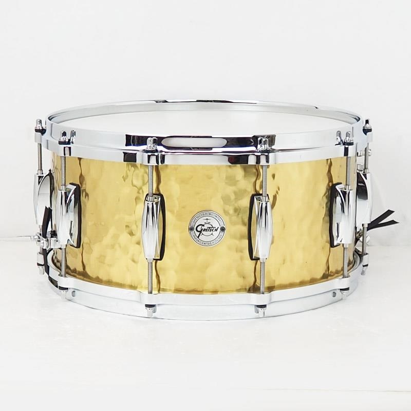 GRETSCH 【創業50周年大決算SALE】S1-6514-BRH [Full Range Snare Drum / Hammered Brass 14×6.5]【店頭展示特価品】の商品画像