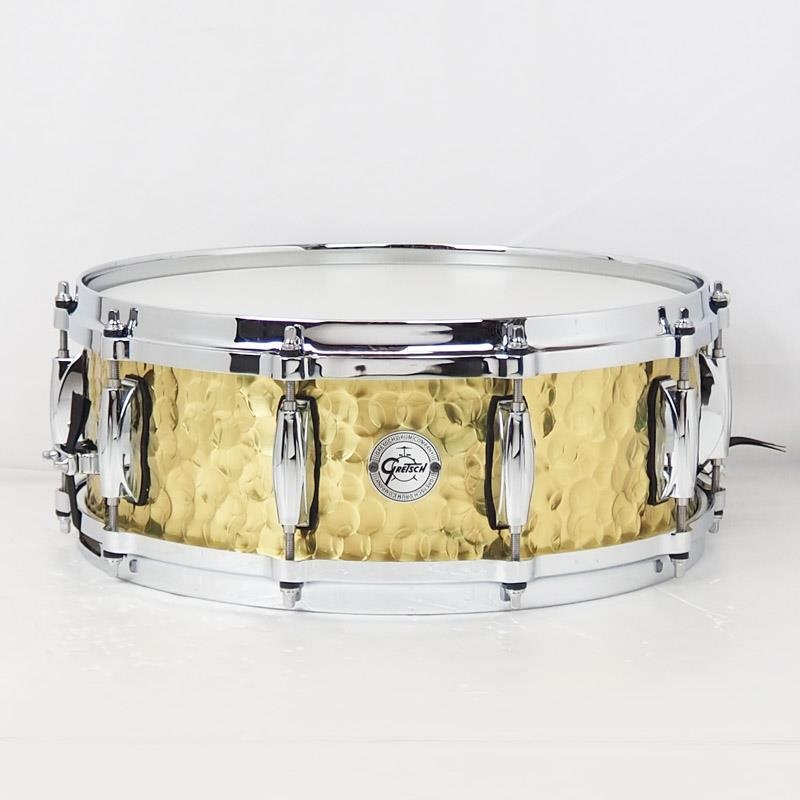 GRETSCH 【創業50周年大決算SALE】S1-0514-BRH [Full Range Snare Drum / Hammered Brass 14×5]【店頭展示特価品】の商品画像