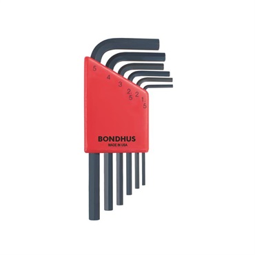 BONDHUS 【ミリ規格】六角L-レンチ ショート HLX6MS [12246]