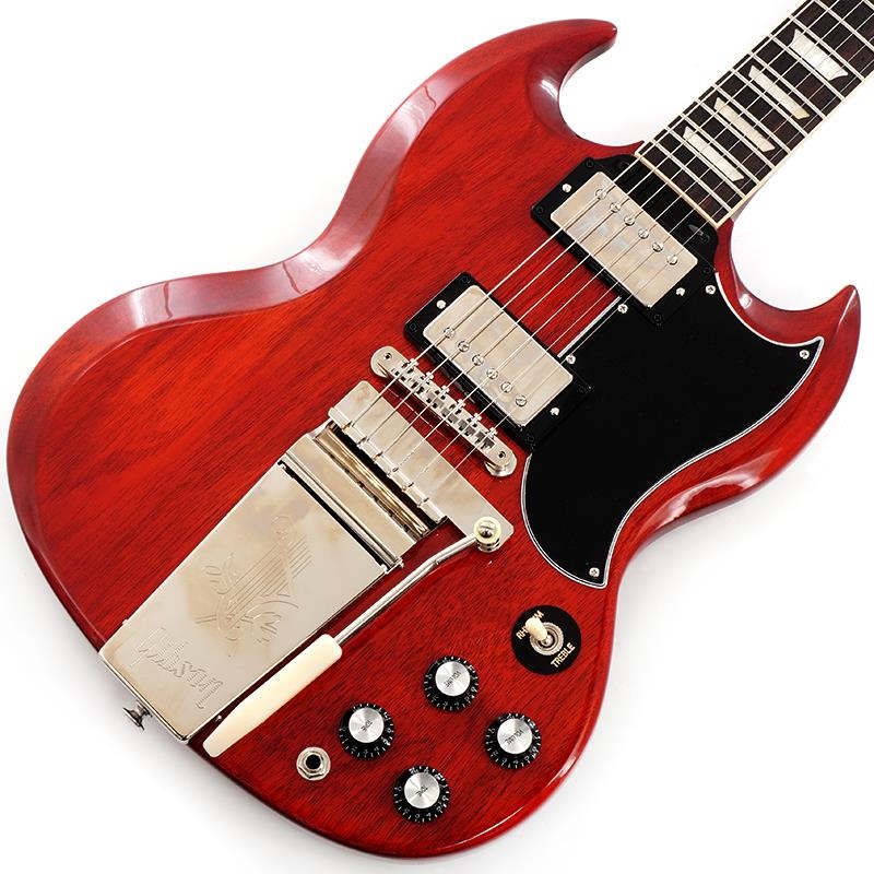 【②】Maestro by Gibson SG チェリー エレキギター Gibson SG Standard '61 Faded Maestro Vibrola Vintage Cherry
