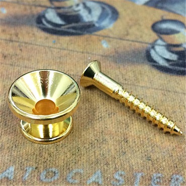 Birdland GOTOH フェンダータイプストラップピン 3.6Φ (ゴールド)