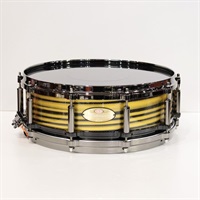 Masterworks Snare Drum 14x5 Free Floating - Gold Swirl on Black Carbon【イケベ楽器店創業50周年記念モデル】