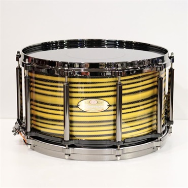 Masterworks Snare Drum 14x8 Free Floating - Gold Swirl on Black Carbon【イケベ楽器店創業50周年記念モデル】