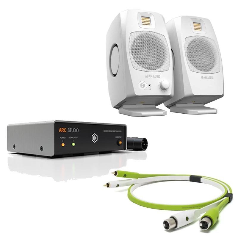 ADAM D3V+ARC Studio 1.0mケーブルセット (ホワイト)(IK