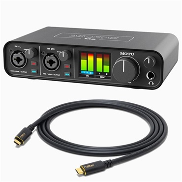 MOTU M2 + OYAIDE製高品質USBケーブルセット(Type C to C 1.0m