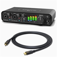 M4 + Oyaide SCI-04　セット(モツ)(USB-Cオーディオインターフェイス)(オヤイデ)(Thunderbolt3互換USB4 Type-C-Type-C　1.2ｍ)