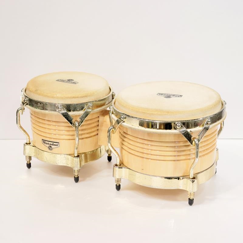 Matador ゴールド ボンゴ LP M201-AW LP USED 中古 M201-AW [Matador Wood Bongos / Natural， Gold Tone