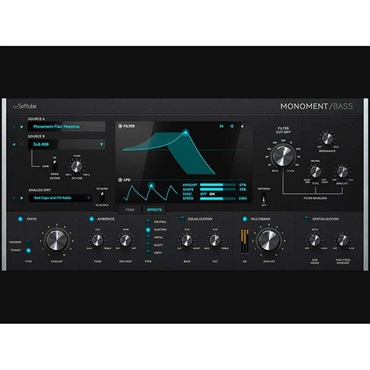 Softube Monoment Bass(ソフチューブ)(プラグインソフト