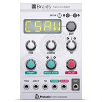 Mutable Instruments Braids(ソフチューブ)(プラグインソフト)(オンライン納品)