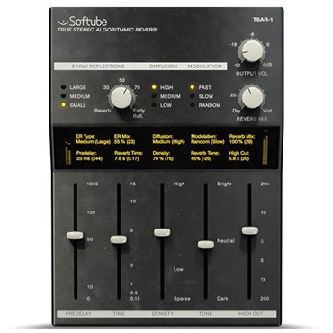 Softube TSAR-1 Reverb(ソフチューブ)(プラグインソフト)(オンライン納品)