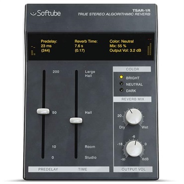 Softube TSAR-1R Reverb(ソフチューブ)(プラグインソフト)(オンライン納品)
