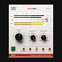 【ソフチューブ Weissシリーズセール！】Weiss MM-1 Mastering Maximizer(ソフチューブ)(プラグインソフト)(オンライン納品)
