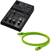 AG03MK2 B + OYAIDE製高品質USBケーブルセット (ヤマハ)(USBミキサー)(配信用インターフェース)(Type C to C 1.0m)(オヤイデ)