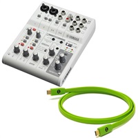 AG06MK2 W + OYAIDE製高品質USBケーブルセット (ヤマハ)(USBミキサー)(配信用インターフェース)(Type C to C 1.0m)(オヤイデ)