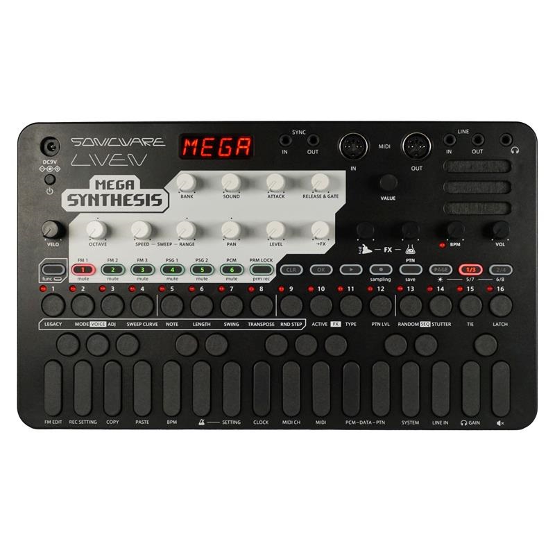 LIVEN MEGA SYNTHESIS ソニックウェア レトロ・ゲームミュージック・コンポーザーの商品画像