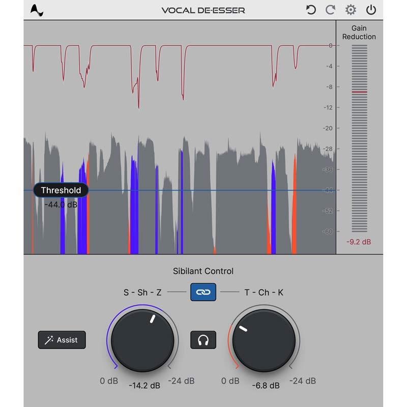 Antares 【アンタレスブラックフライデーセール！】Vocal De-Esser (アンタレス)(プラグインソフト)(オンライン納品)
