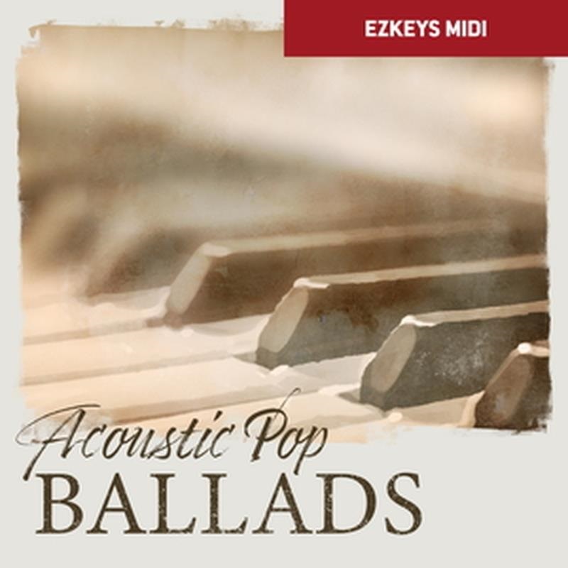 TOONTRACK KEYS MIDI - Acoustic Pop Ballads(オンライン納品)(2時間以内に納品)