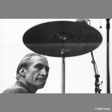 Ikebe Original No. 03 Tokyo Japan 1990 Rehearsal ｽﾄｰﾝｽﾞ来日35周年有賀幹夫写真展額装