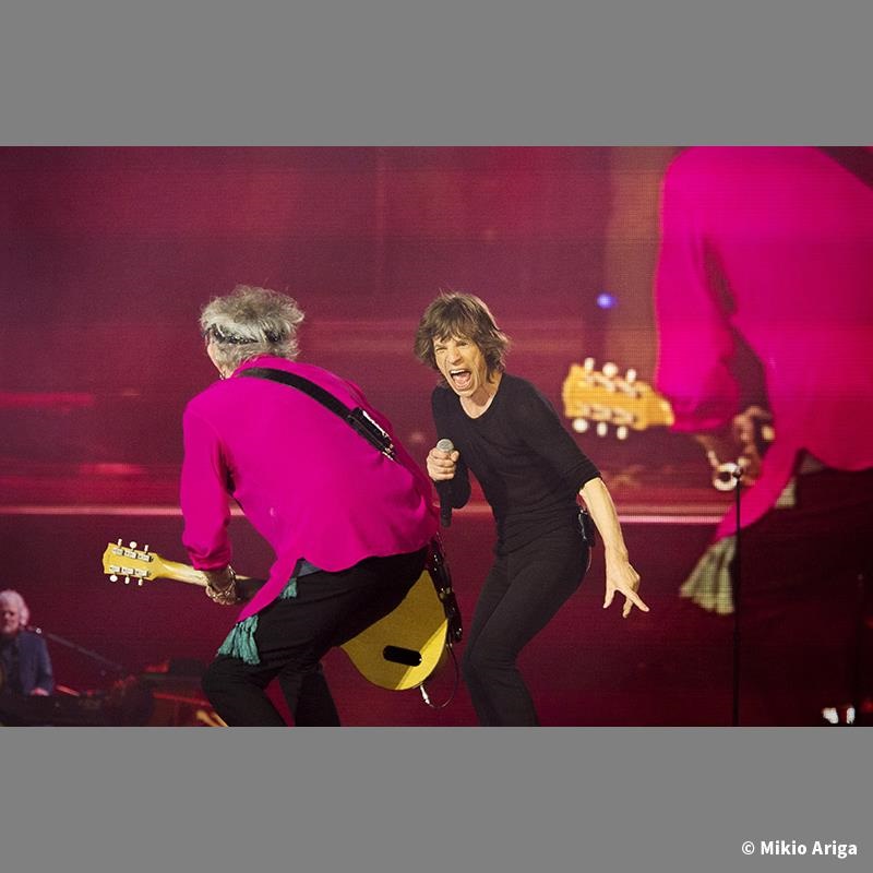 Ikebe Original No. 10 Tokyo Japan 2014 ｽﾄｰﾝｽﾞ来日35周年有賀幹夫写真展額装