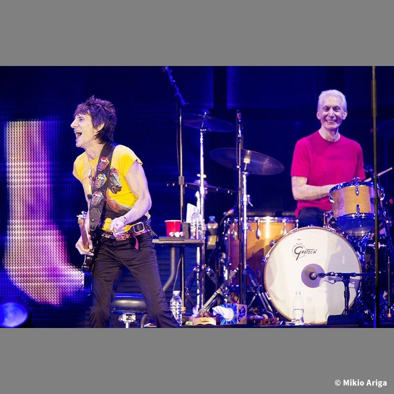 Ikebe Original No. 11 Tokyo Japan 2014 ｽﾄｰﾝｽﾞ来日35周年有賀幹夫写真展額装