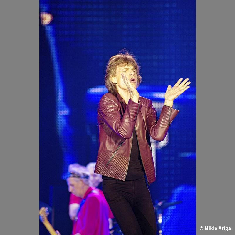 Ikebe Original No. 13 Tokyo Japan 2014 ｽﾄｰﾝｽﾞ来日35周年有賀幹夫写真展額装