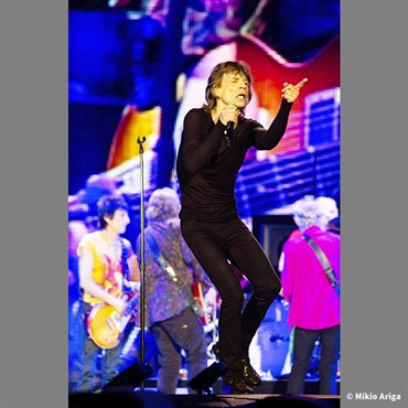 No. 14 Tokyo Japan 2014 ｽﾄｰﾝｽﾞ来日35周年有賀幹夫写真展額装