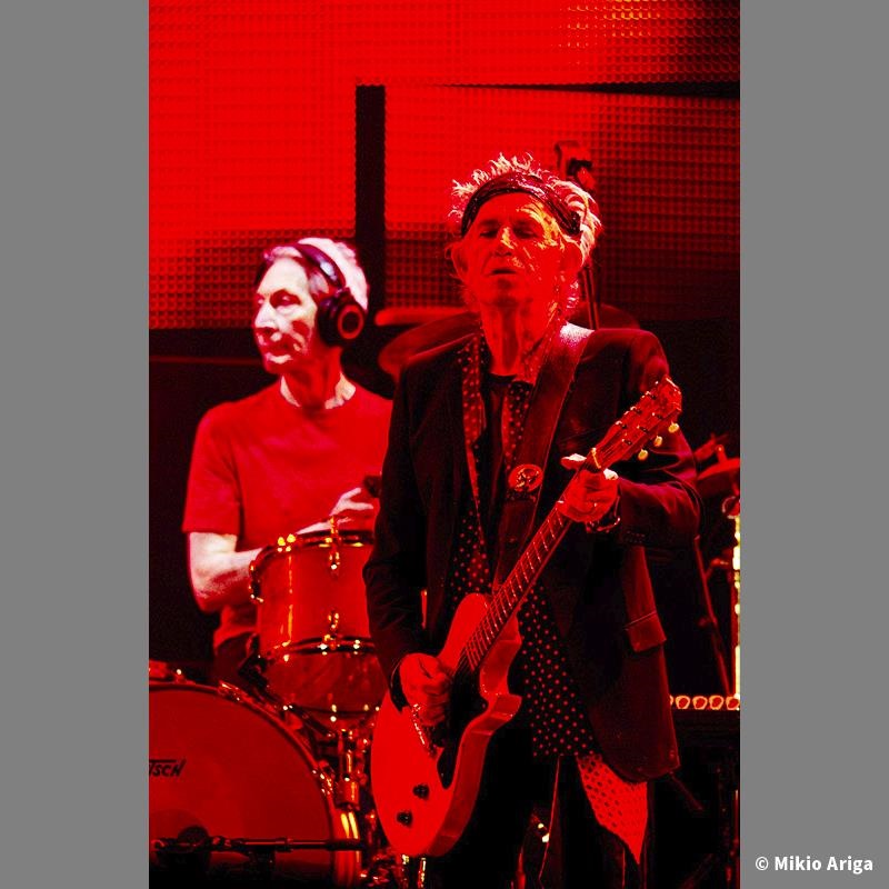 Ikebe Original No. 16 Tokyo Japan 2014 ｽﾄｰﾝｽﾞ来日35周年有賀幹夫写真展額装