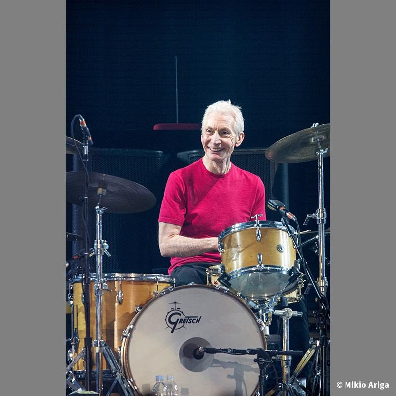 Ikebe Original No. 21 Tokyo Japan 2014 ｽﾄｰﾝｽﾞ来日35周年有賀幹夫写真展額装