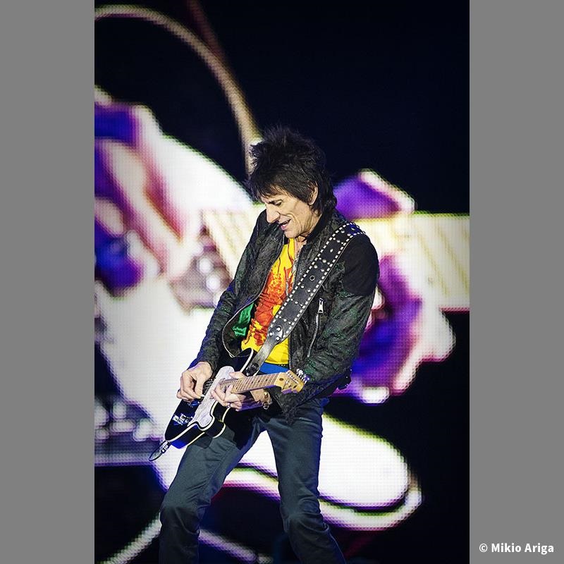 Ikebe Original No. 22 Tokyo Japan 2014 ｽﾄｰﾝｽﾞ来日35周年有賀幹夫写真展額装