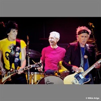 No. 24 Tokyo Japan 2014 ｽﾄｰﾝｽﾞ来日35周年有賀幹夫写真展額装