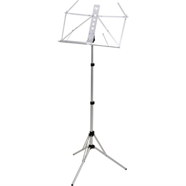 MS-3AL/SV (シルバー)(譜面台)(折り畳み式)(アルミ製)