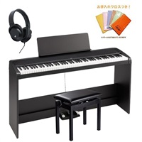 【予約商品・純正ピアノ椅子納期未定】【台数限定・純正ピアノダストカバー付】 コルグ 電子ピアノ デジタルピアノ B2+SP BLACK +純正ピアノイス(PC-300BK)セット【ヘッドホン・お手入れクロス付】【※沖縄・離島送料別途お見積もり】