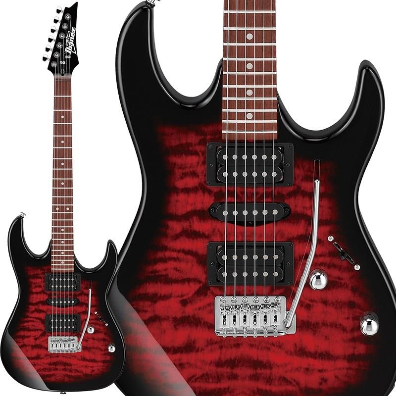 Ibanez GRX70QA TRB (Transparent Red Burst) ｜イケベ楽器店