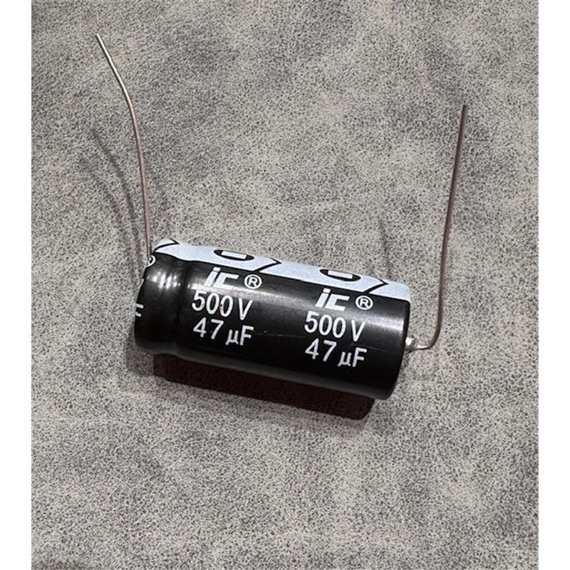 Fender USA Fender AE AXIAL Electrolytic Capacitor 47uF 500V +50%-10% for Tube Amplifiers