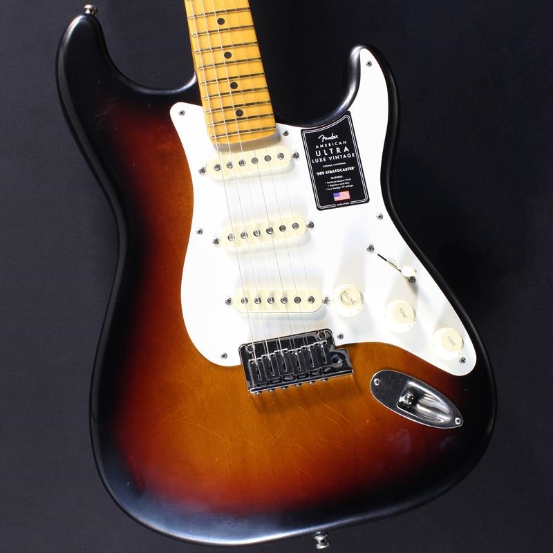 Fender USA American Ultra Luxe Vintage '50s Stratocaster (3-Color Sunburst/Maple) #US25014110