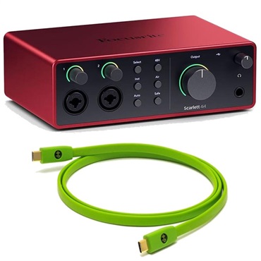 Focusrite Scarlett 4i4 gen4(4in4out・USB-C オーディオ