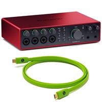 Scarlett 18i16 Gen4 + OYAIDE製高品質USBケーブルセット(Type C to C 1.0m)(18in16out・USBオーディオインターフェイス)(フォーカスライト)(オヤイデ)