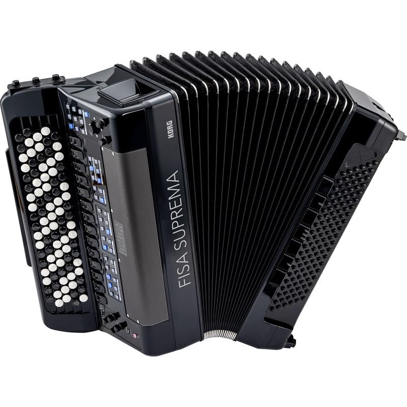 KORG 【予約商品・2025年秋頃発売予定】FISA SUPREMA BUTTON ボタン式 電子アコーディオン (FSUP-B MBK) AERO DIGITAL INSTRUMENT コルグ フィサ スプレーマ クロマチック