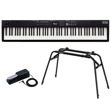 Roland ホワイト電子ピアノ 純正スタンド・純正ケース付き Roland KSC-90 WH(ホワイト) 電子ピアノスタンド 【FP-90専用