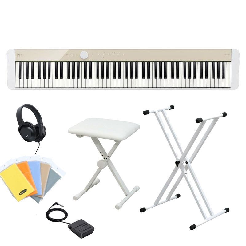 【美品・送料無料】CASIO Privia PX-S1100 ピアノ ホワイト白 CASIO PX-S1100 WE ホワイト 電子ピアノ 88鍵盤 カシオ PXS1100