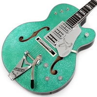 G6136T Kenny Falcon II with String-Thru Bigsby (Early Summer Green Sparkle/Ebony) 【特価】